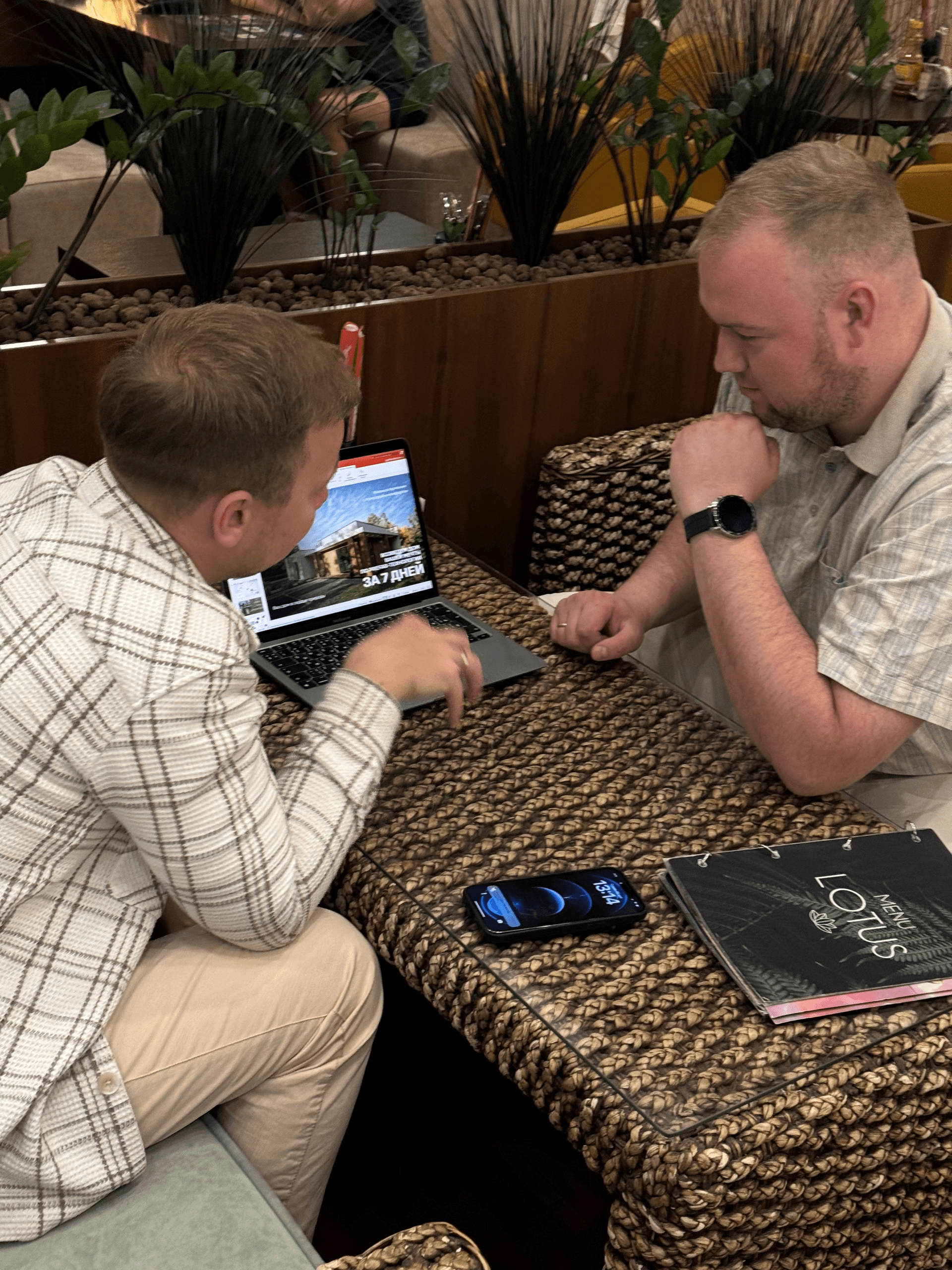 Кочетков Сергей с клиентом